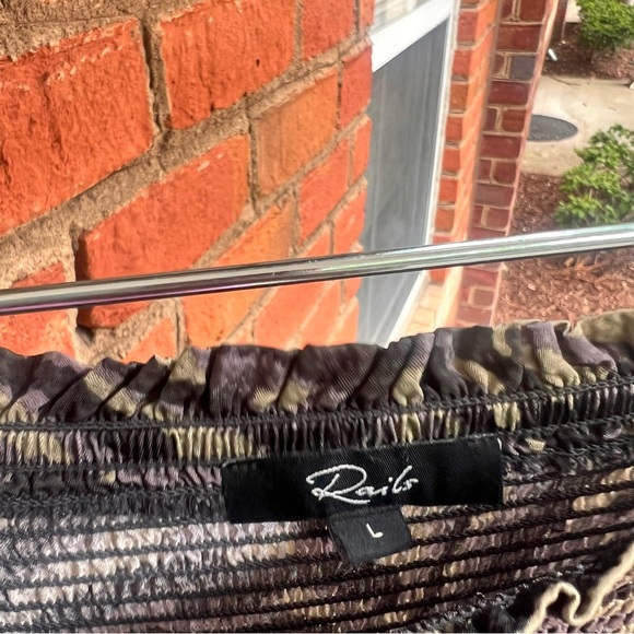 Rails Addison Olive Bengal Skirt L - Picture 11 of 15